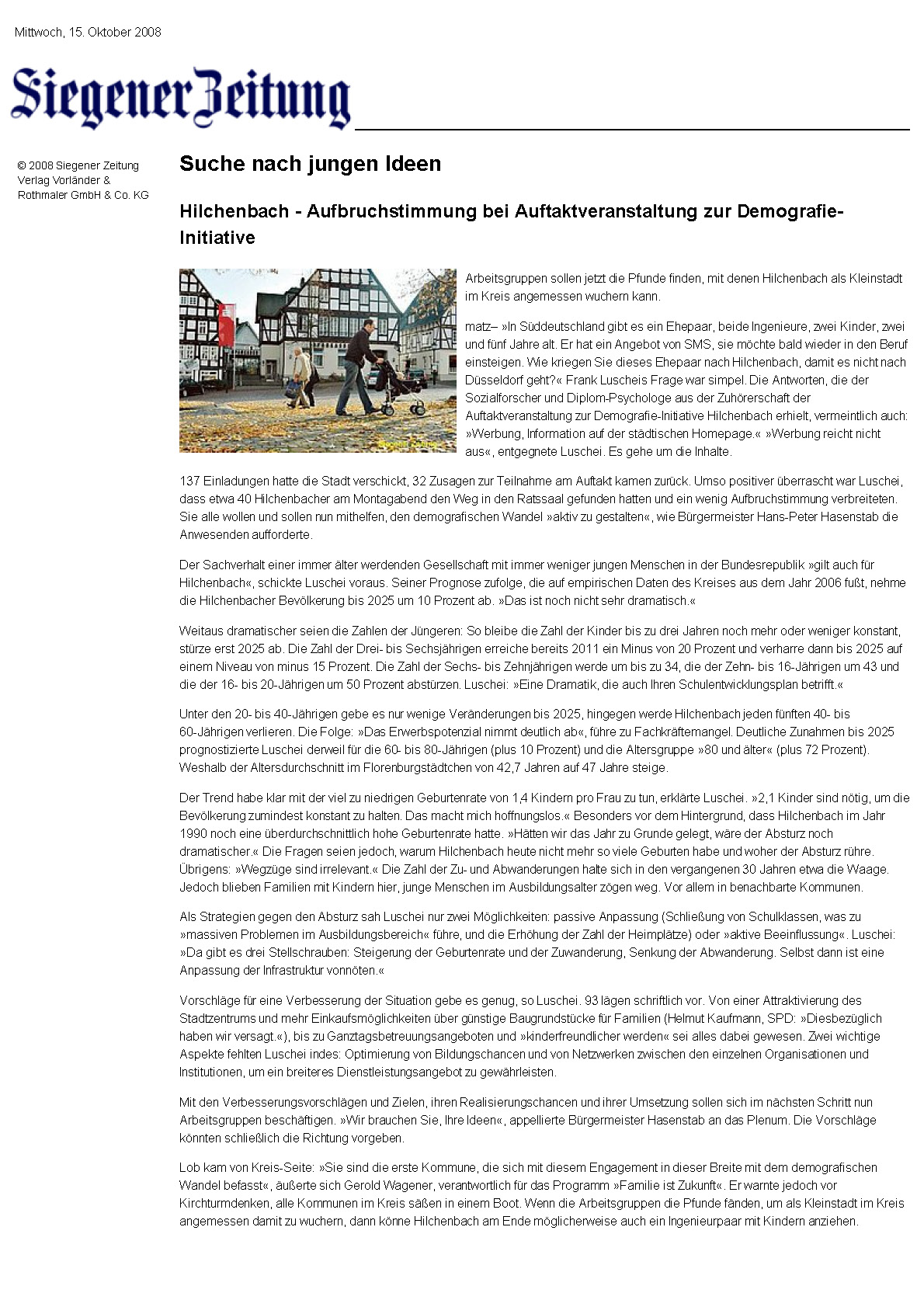 sz 2008 10 15 impulsveranstaltung