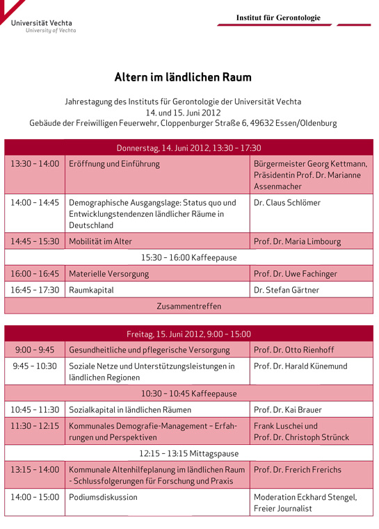 programm vechta